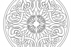 Mandala to color adult difficult 17